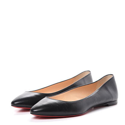 Christian Louboutin Shiny Nappa Eloise Flats 39 Black 3 of 9