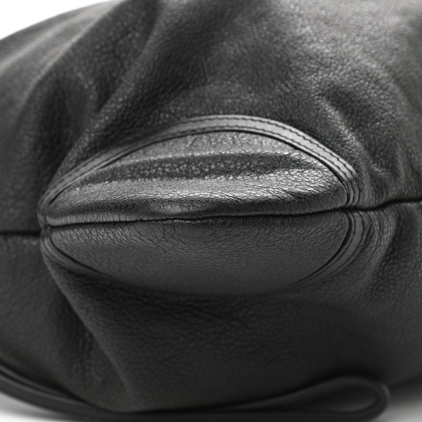Calfskin CC Shoulder Bag Black