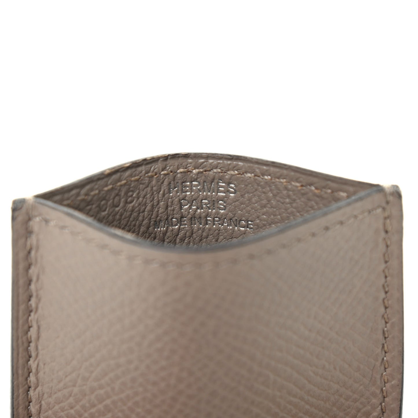 Epsom Diabolo Card Holder Case Gris Asphalt