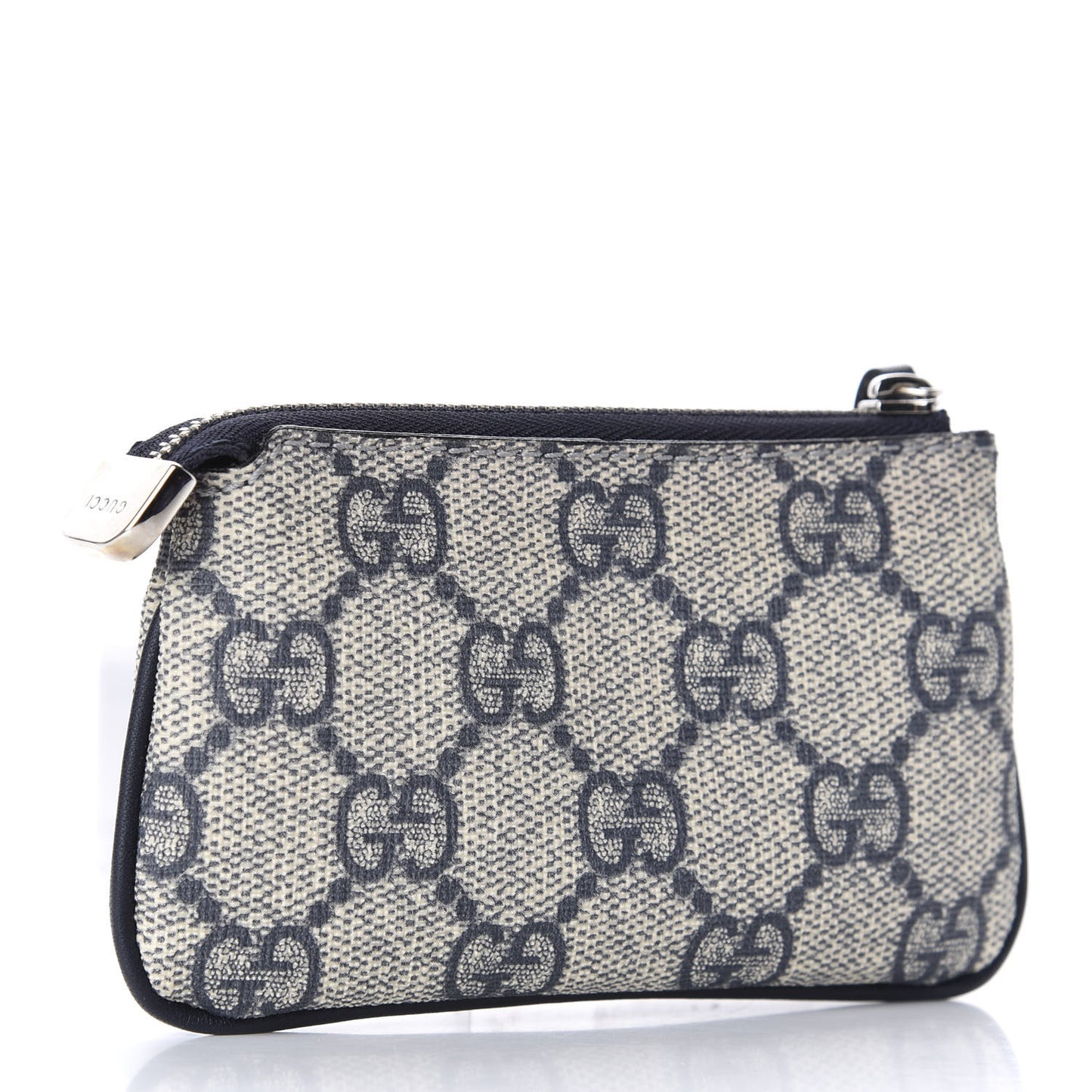 GG Supreme Monogram Key Case Beige Blue