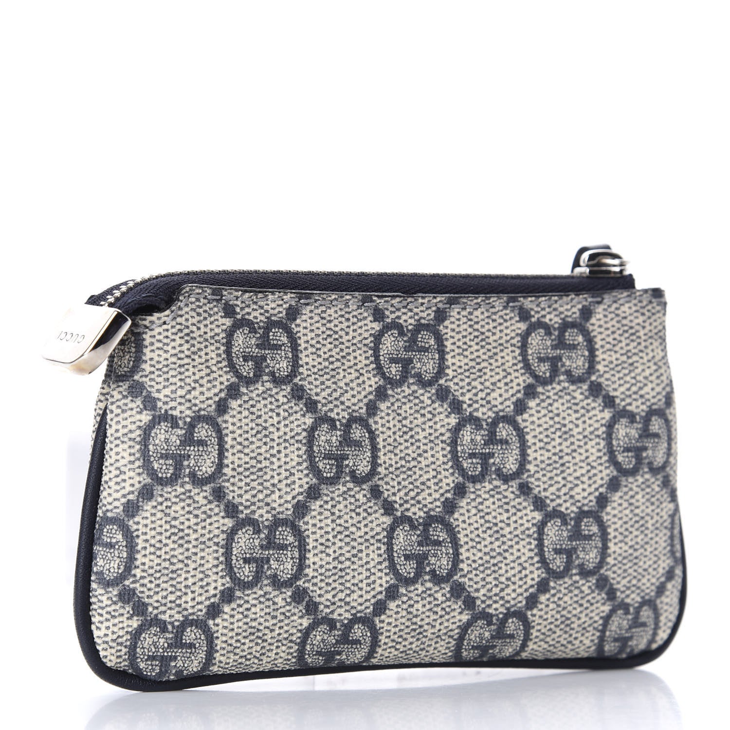 Gucci GG Supreme Monogram Key Case Beige Blue 4 of 9