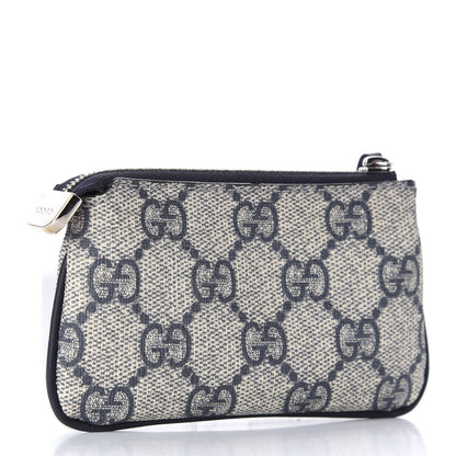 Gucci GG Supreme Monogram Key Case Beige Blue 4 of 9