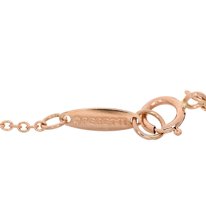 Tiffany 18K Rose Gold Diamond .12ctw Elsa Peretti Diamonds by the Yard Station Bracelet 4 of 4