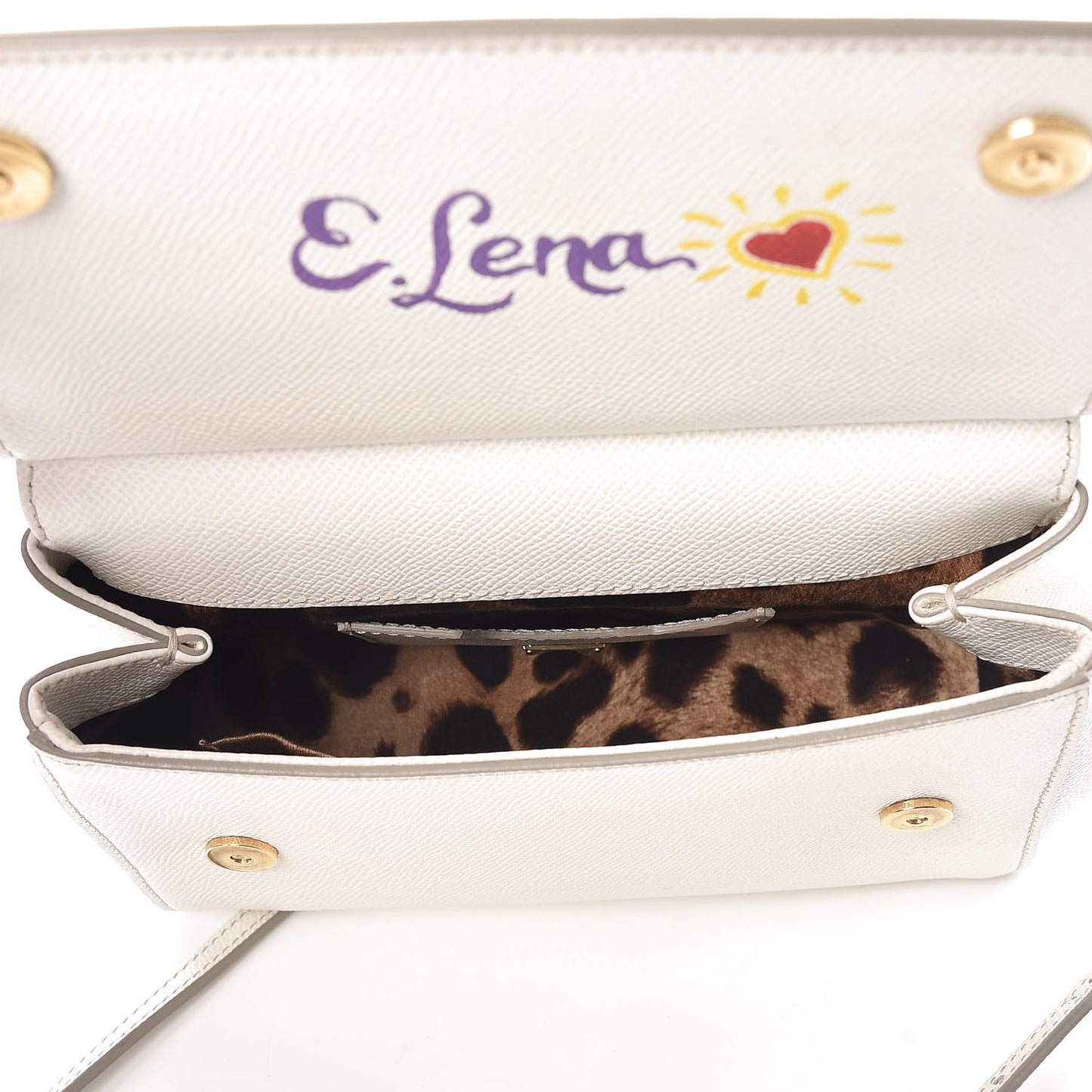 Dauphine Small Miss Sicily Satchel White