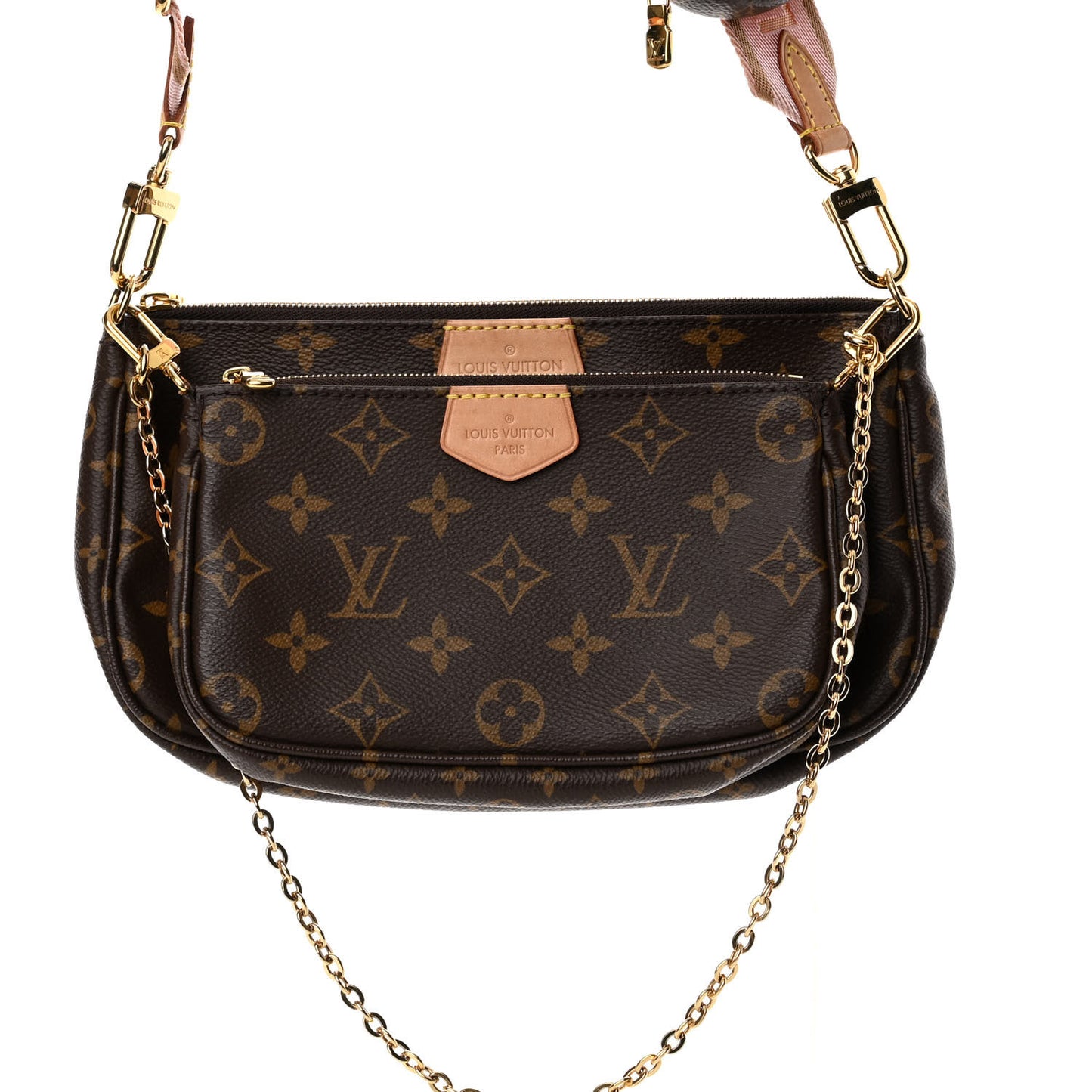 Monogram Multi Pochette Accessories Rose Clair