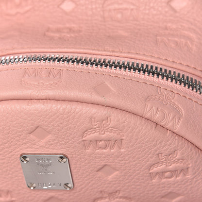 MCM Calfskin Ottomar Monogram Small Backpack Pink 12 of 16