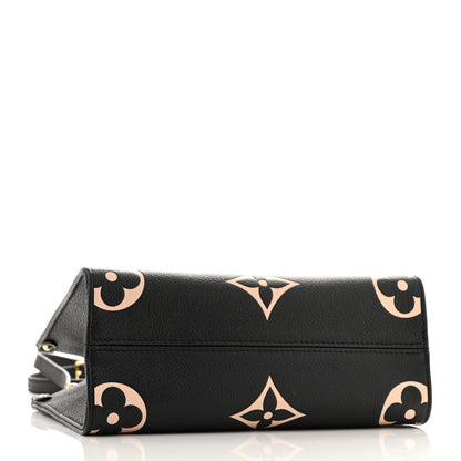 Louis Vuitton Empreinte Monogram Giant Onthego PM Black Beige 4 of 11