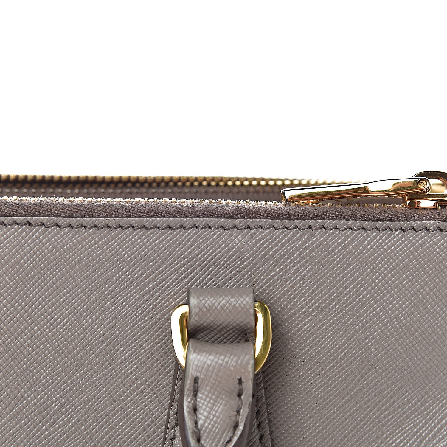Prada Saffiano Small Galleria Double Zip Tote Argilla 12 of 22
