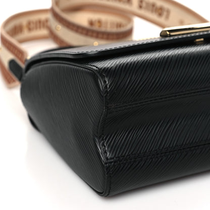 Louis Vuitton Epi Twist Top Handle Shoulder Bag MM Black 9 of 14