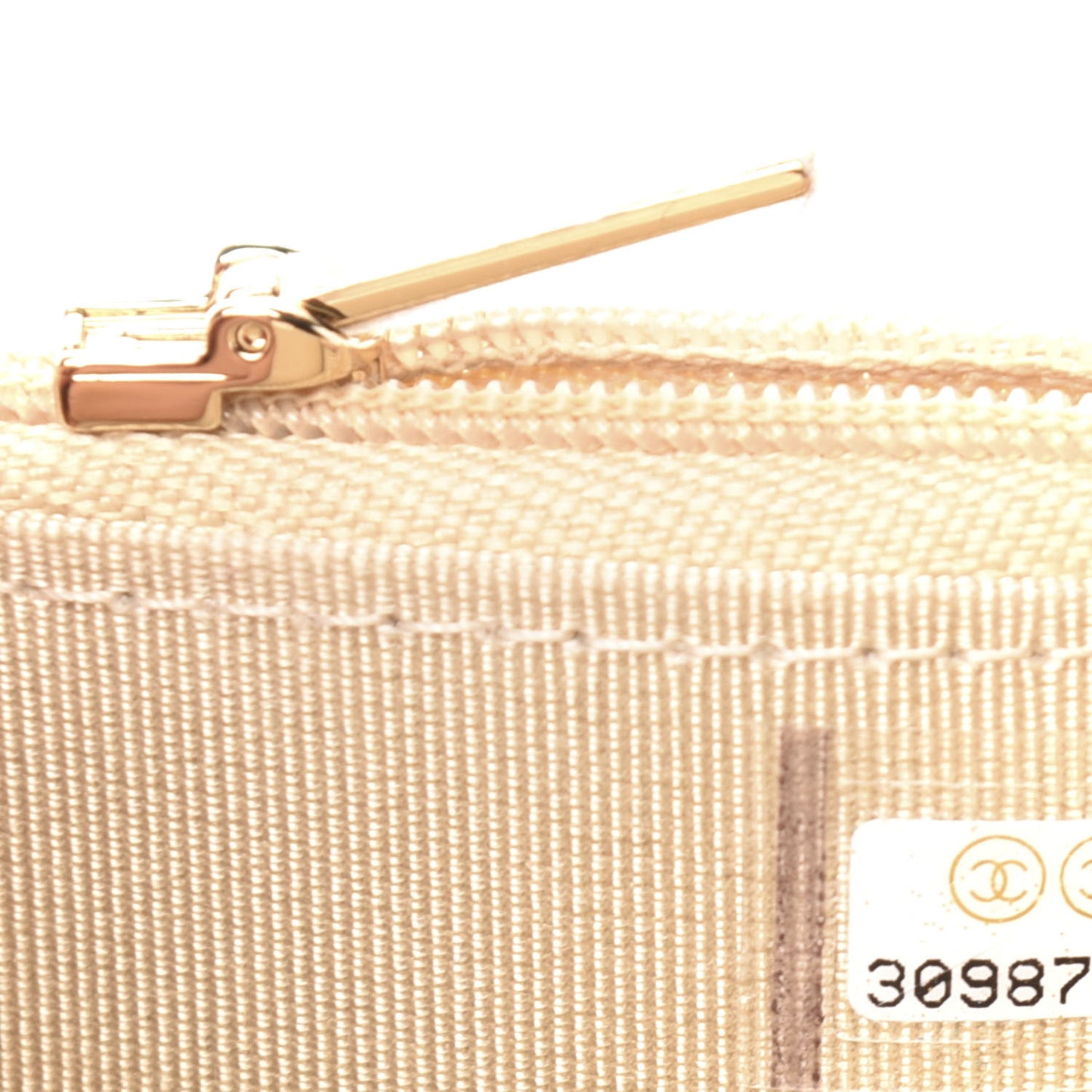 Metallic Lambskin Quilted Mini Wallet On Chain WOC Gold