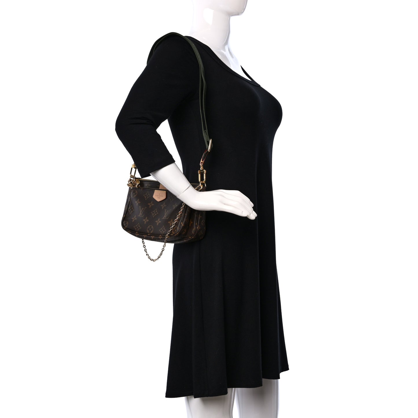 Monogram Multi Pochette Accessories Kaki