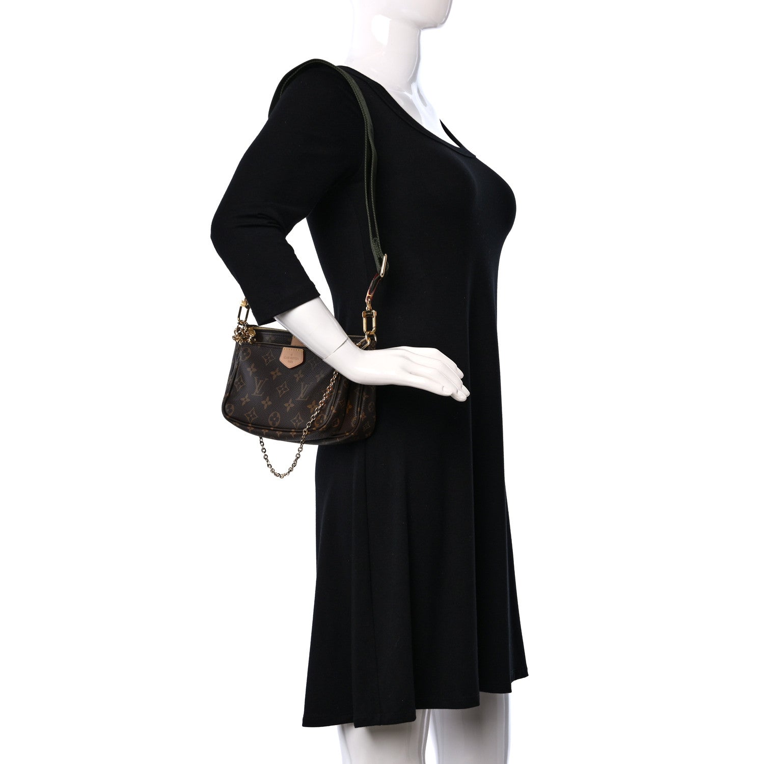 Louis Vuitton Monogram Multi Pochette Accessories Kaki 2 of 12