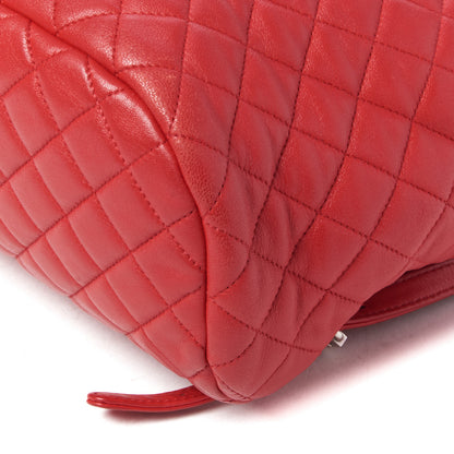 Chanel Lambskin Quilted Large Urban Spirit Backpack Red 4 of 9