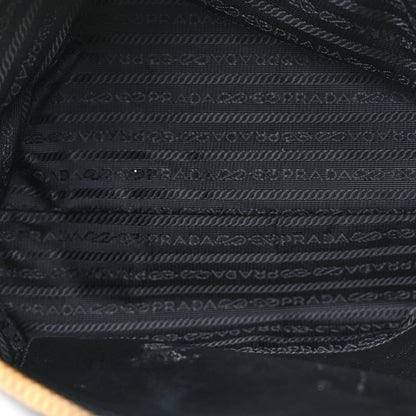 Prada Glace Calfskin Embossed Logo Tote Black 5 of 14