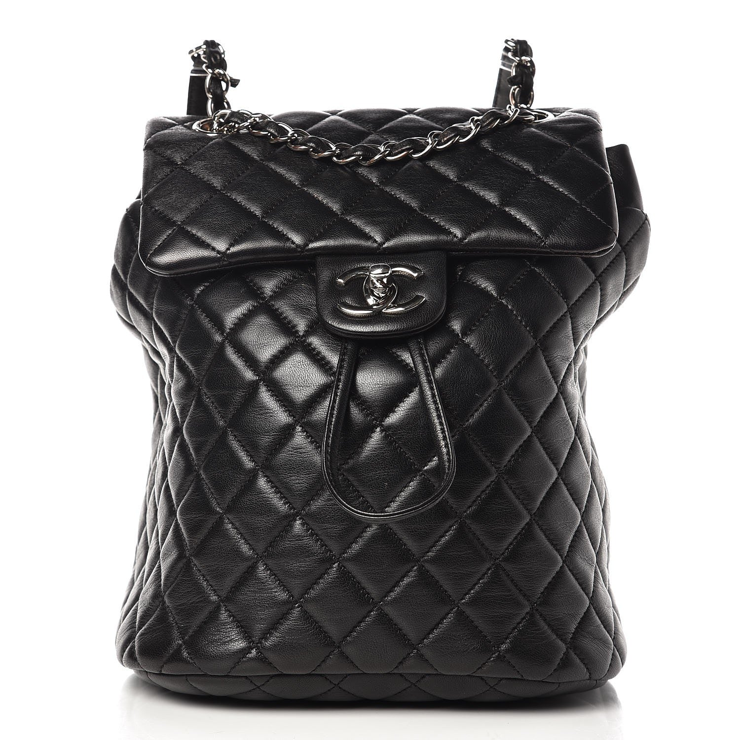 Chanel Lambskin Quilted Small Urban Spirit Backpack Black 1 of 11
