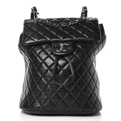 Chanel Lambskin Quilted Small Urban Spirit Backpack Black 1 of 11