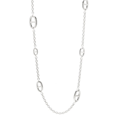 Hermes Sterling Silver Farandole Necklace 80 1 of 5