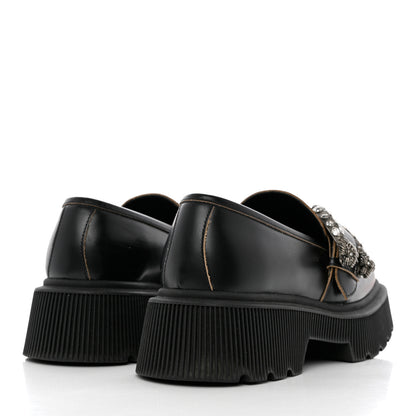 Gucci Cordovan Lux Dionysus Hunder Loafers 35.5 Black 4 of 12