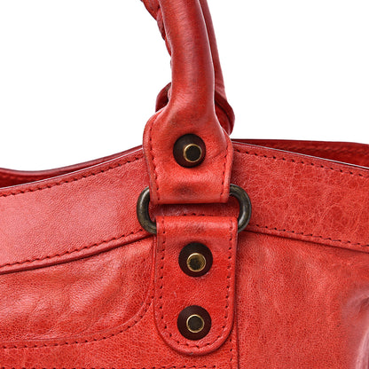 Balenciaga Agneau Classic Hardware First Rouge Coquelicot 14 of 16