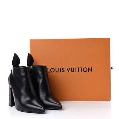 Louis Vuitton Calfskin Monogram Rodeo Queen Low Ankle Boots 39.5 Black 10 of 10