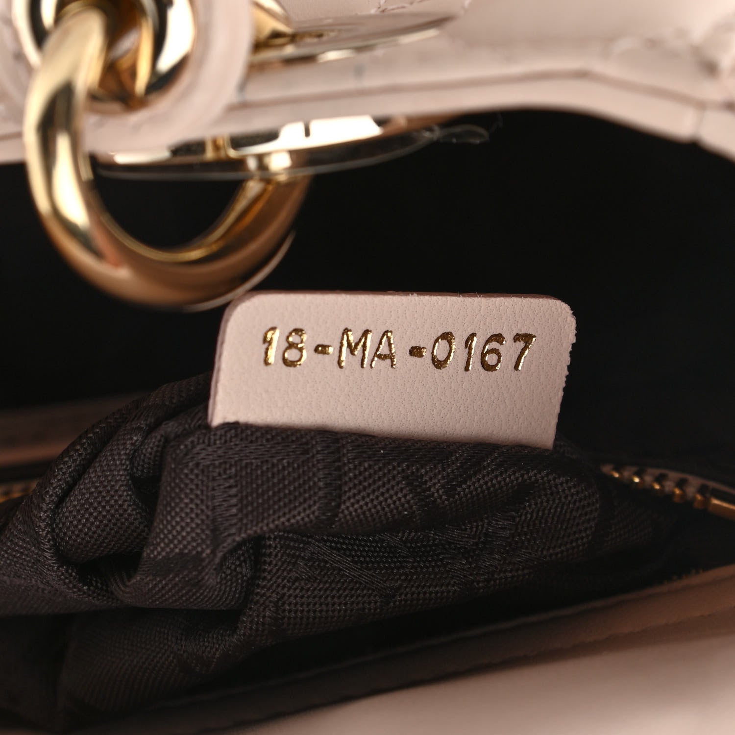 Christian Dior Lambskin Cannage Small Lucky Badges My Lady Dior Pink 7 of 10