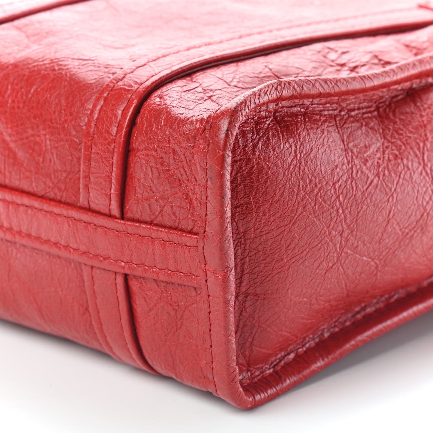 Agneau XS Bazar Shopper Tote Rouge Groseille