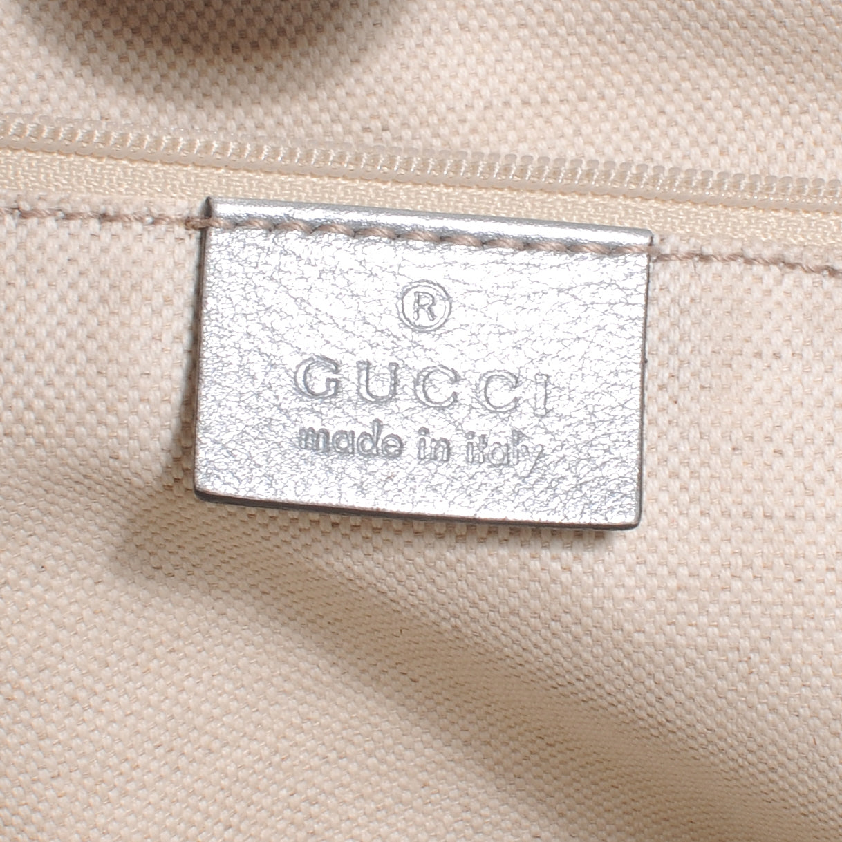 Guccissima Large Sukey Silver