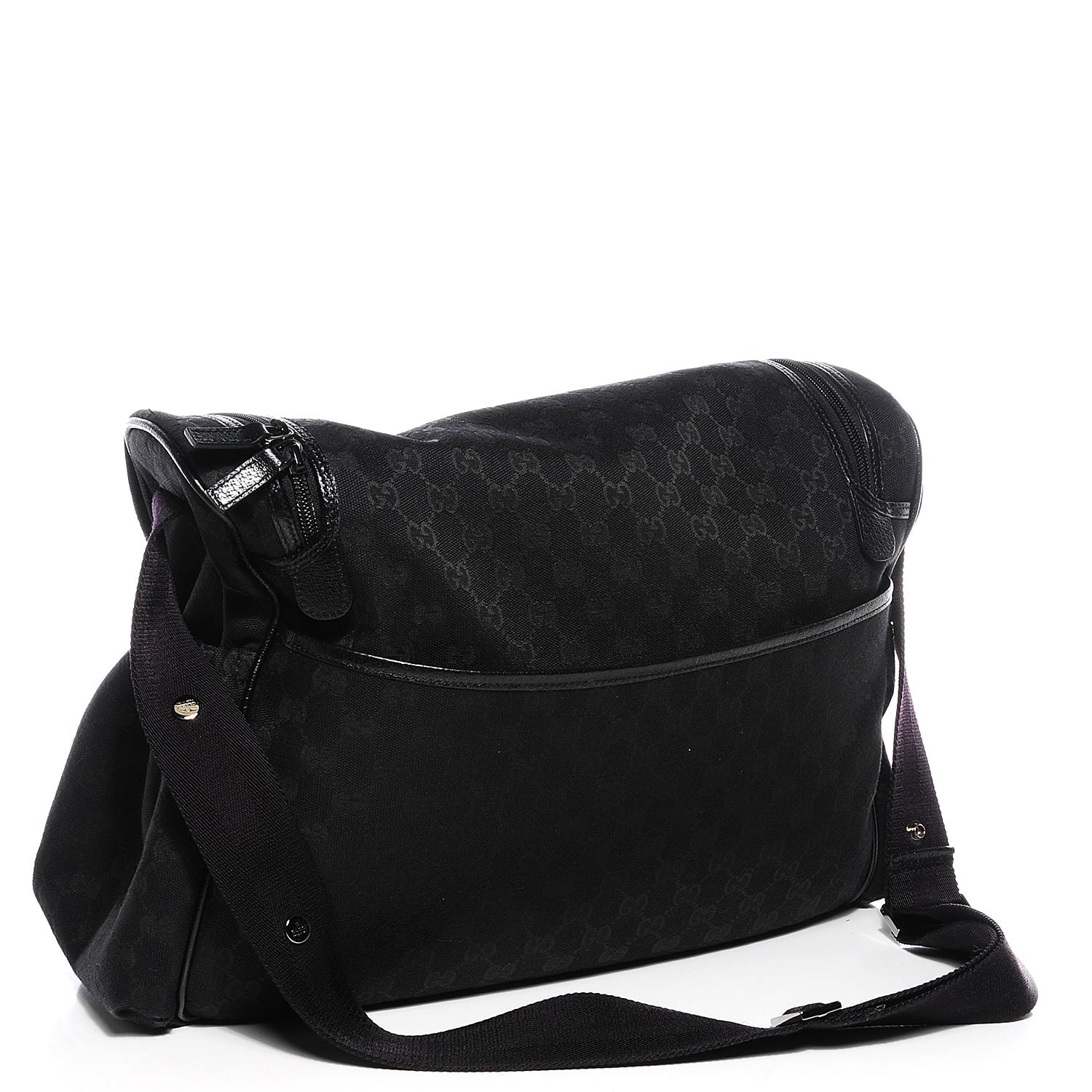 Gucci Monogram Large Diaper Bag Black 3 of 10