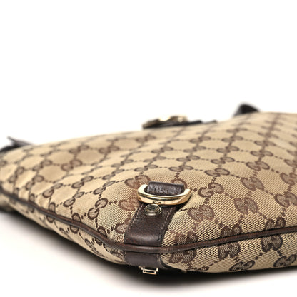 Gucci Monogram Abbey Messenger Bag Dark Brown 9 of 13