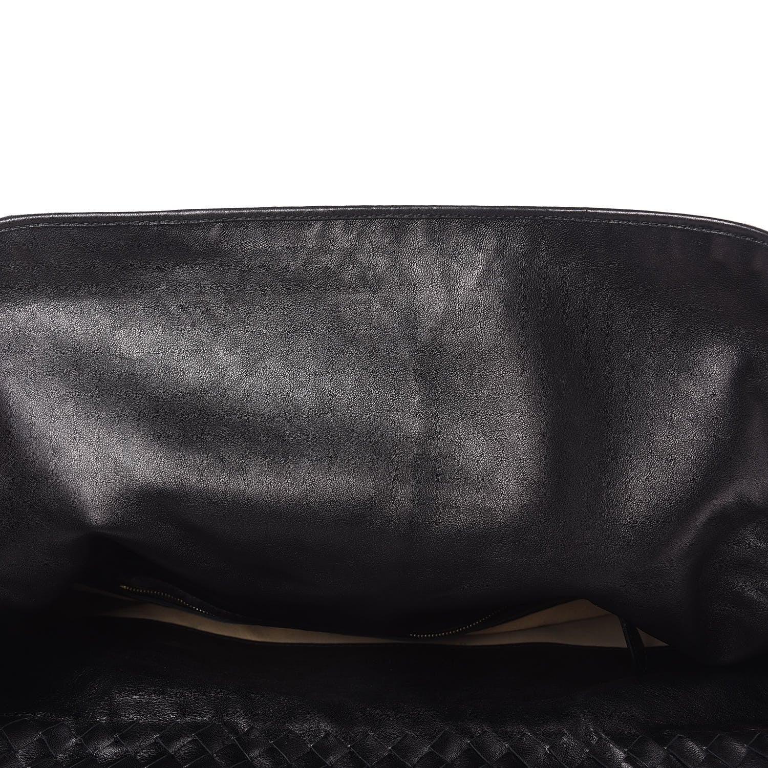 Bottega Veneta Nappa Intrecciato Flap Shoulder Bag Black 11 of 14