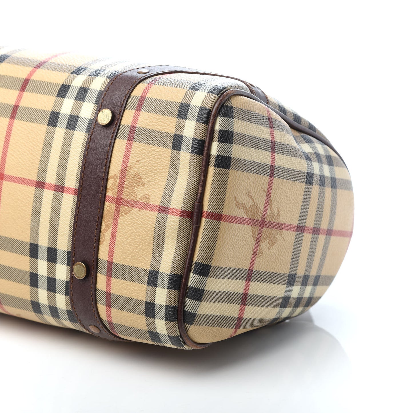 Haymarket Check Studded Bowler Brown
