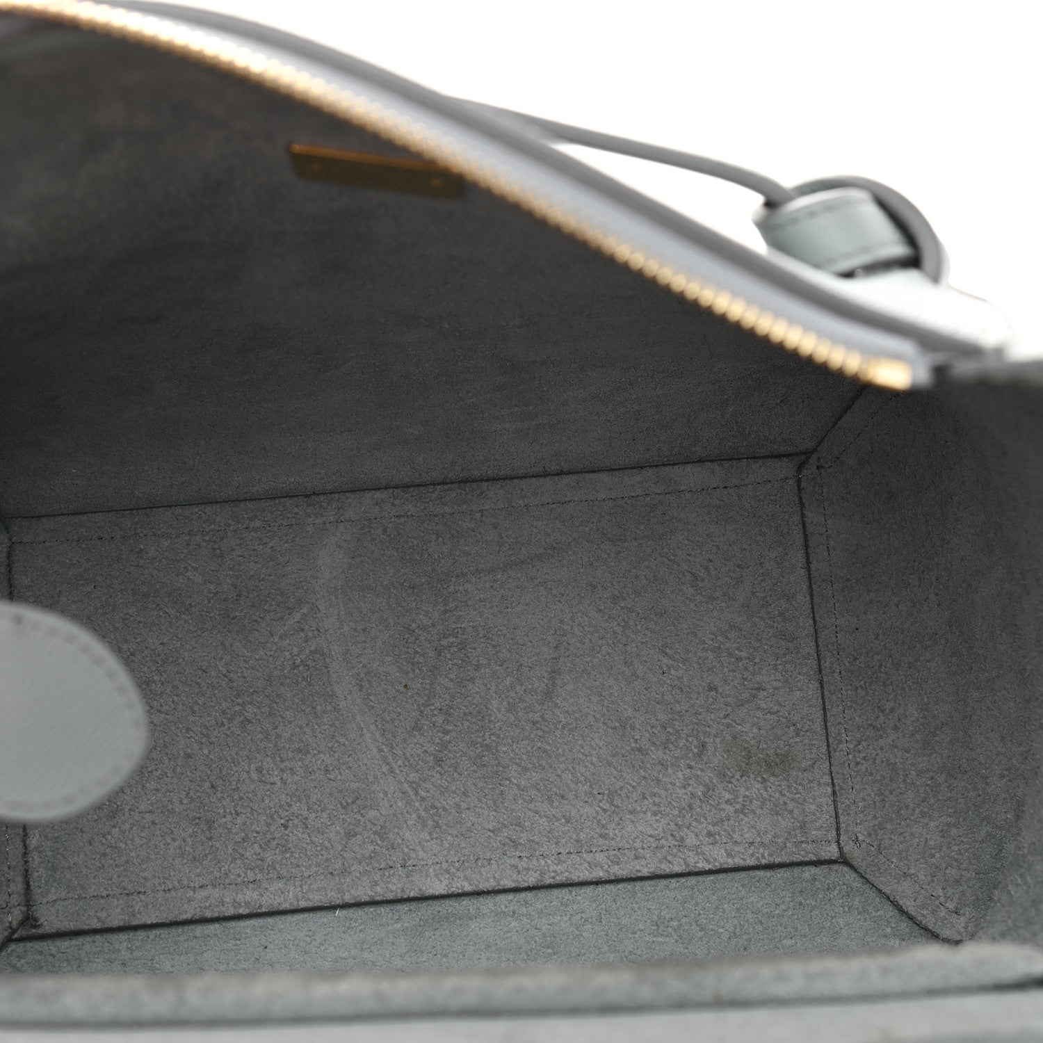 Celine Grained Calfskin Micro Belt Bag Cloud 5 of 10