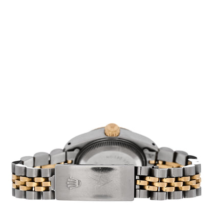 Rolex Stainless Steel 18K Yellow Gold Diamond 26mm Oyster Perpetual Datejust Watch Champagne 69173 3 of 4