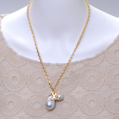 Louis Vuitton Damier Perle Pendant Necklace 2 of 5