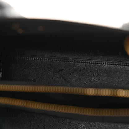 Saint Laurent Calfskin Crocodile Embossed Small Sac de Jour Black 10 of 15