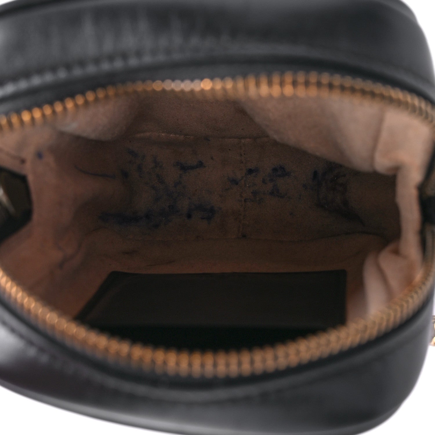 Gucci Calfskin Matelasse Mini GG Marmont Crossbody Bag Black 5 of 10