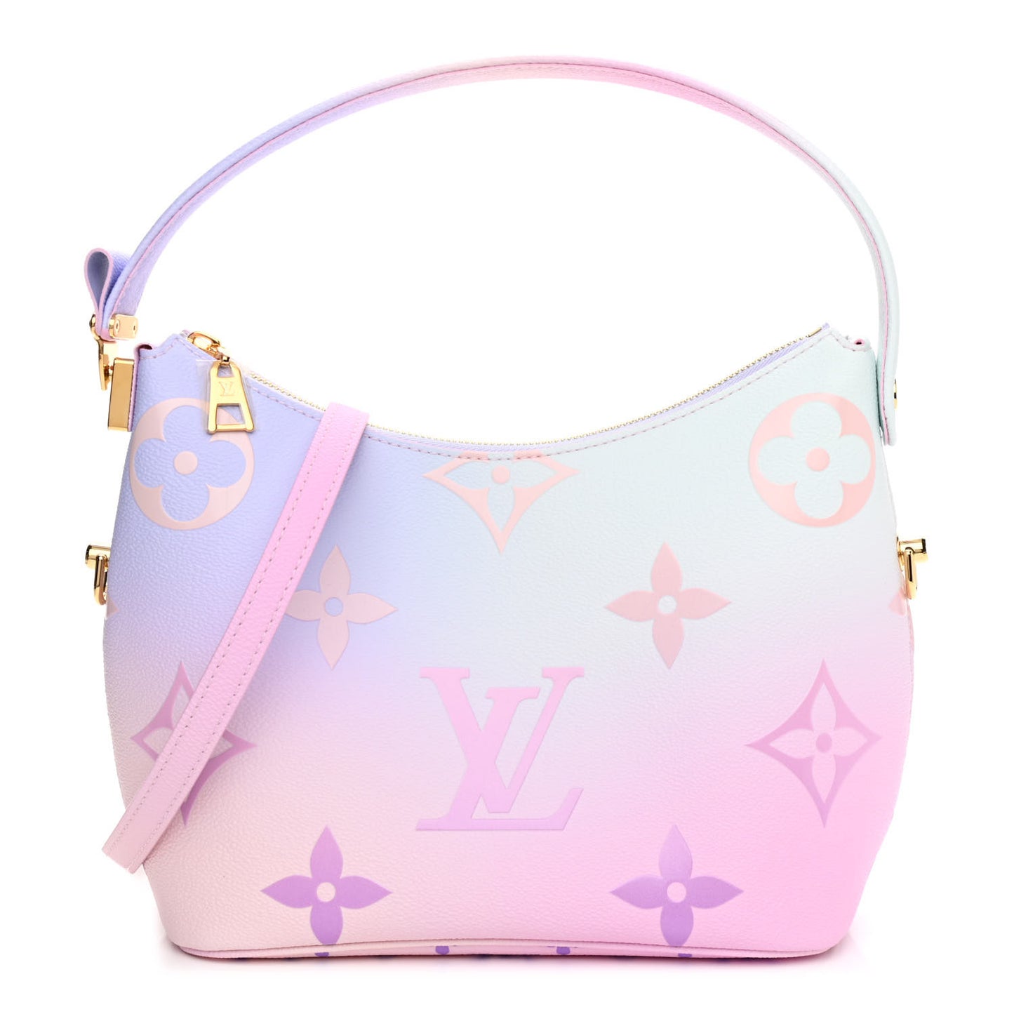 Monogram Giant Spring In The City Marshmallow Hobo PM Sunrise Pastel