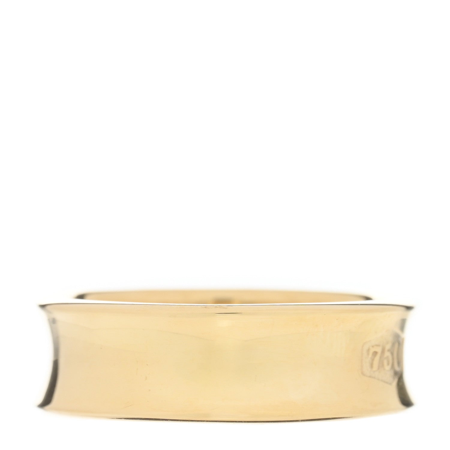 Tiffany 18K Yellow Gold 1837 Band Ring 50 5.5 3 of 4