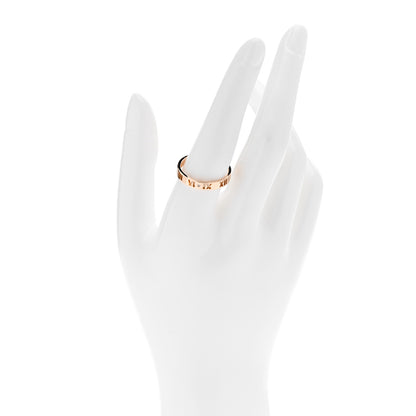 Tiffany 18K Rose Gold Diamond Atlas Pierced Ring 58 8.25 2 of 4