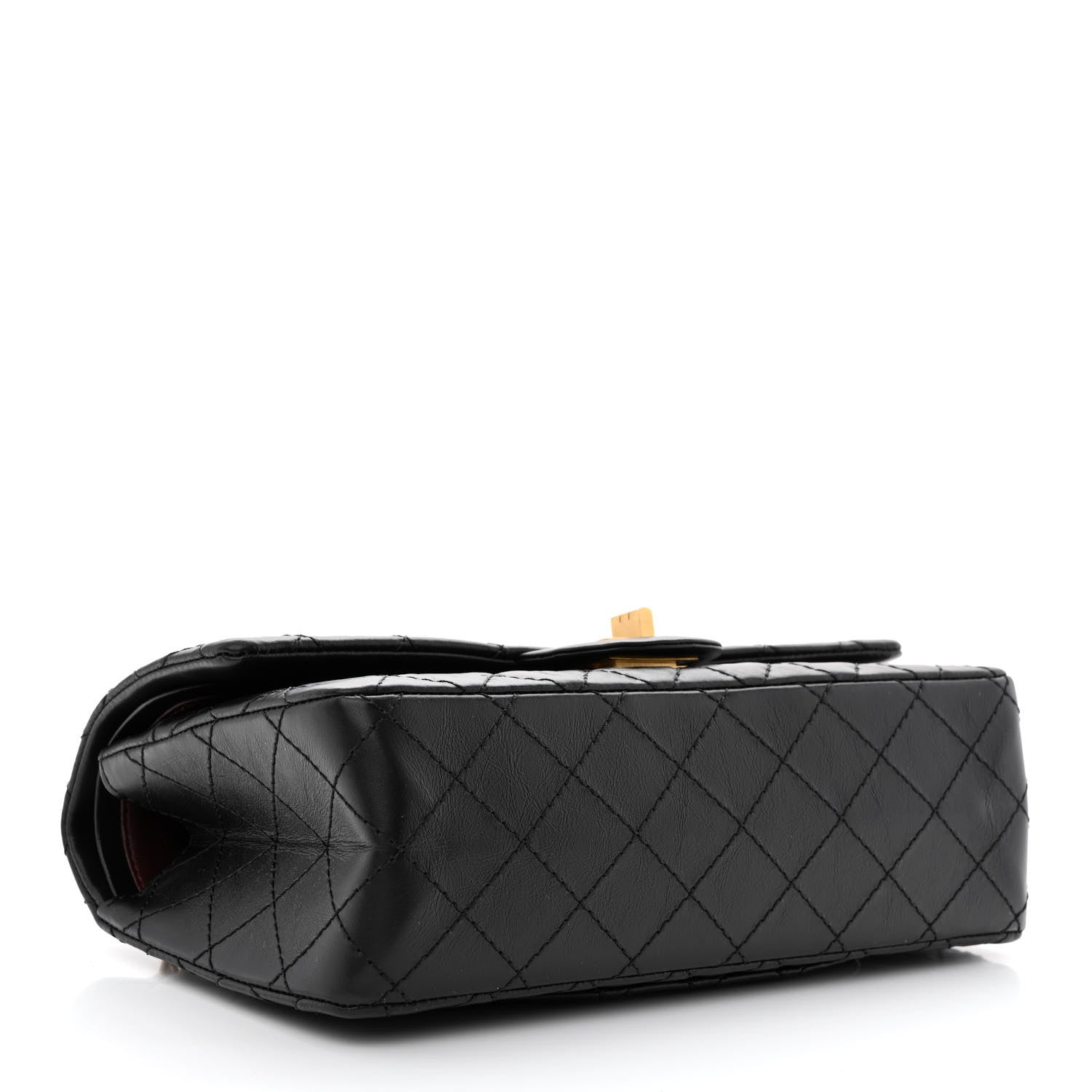 Chanel Aged Calfskin Quilted 2.55 Reissue 225 Flap Black 4 of 11