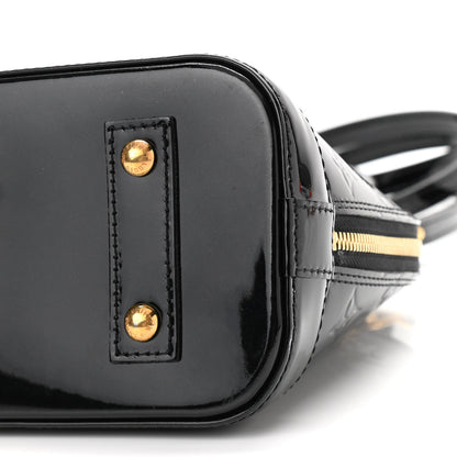 Louis Vuitton Vernis Alma BB Noir Magnetique 12 of 15