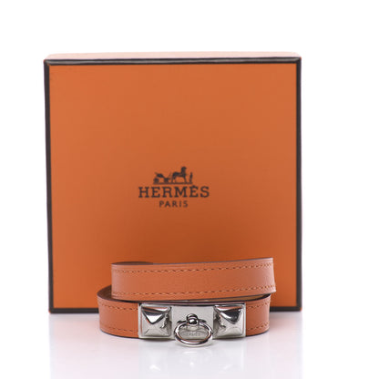 Hermes Swift Rivale Double Tour Bracelet T2 Orange 6 of 6