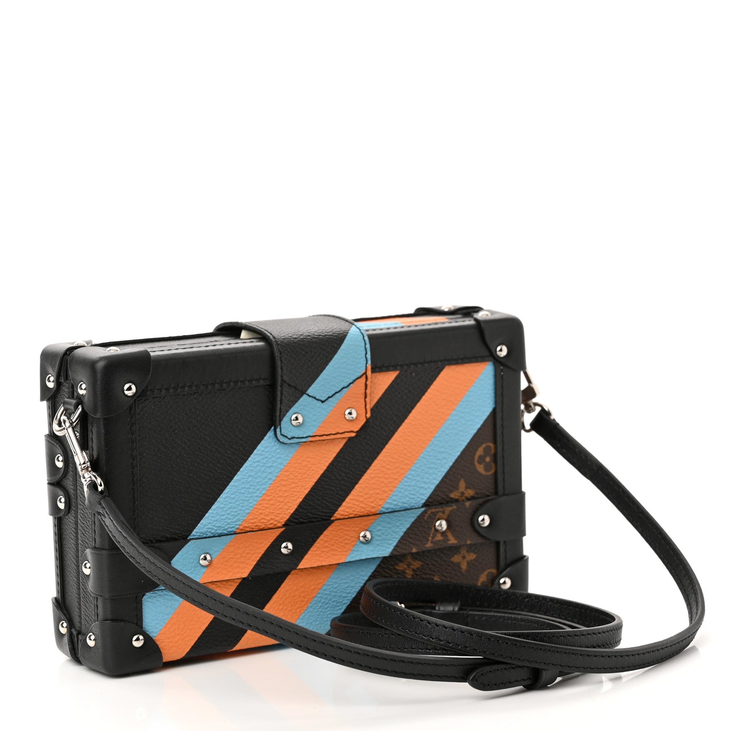Louis Vuitton Monogram Malletage Print Petite Malle 3 of 9