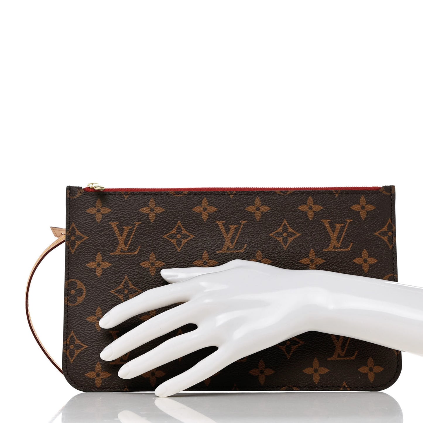 Monogram Neverfull MM GM Pochette Cherry