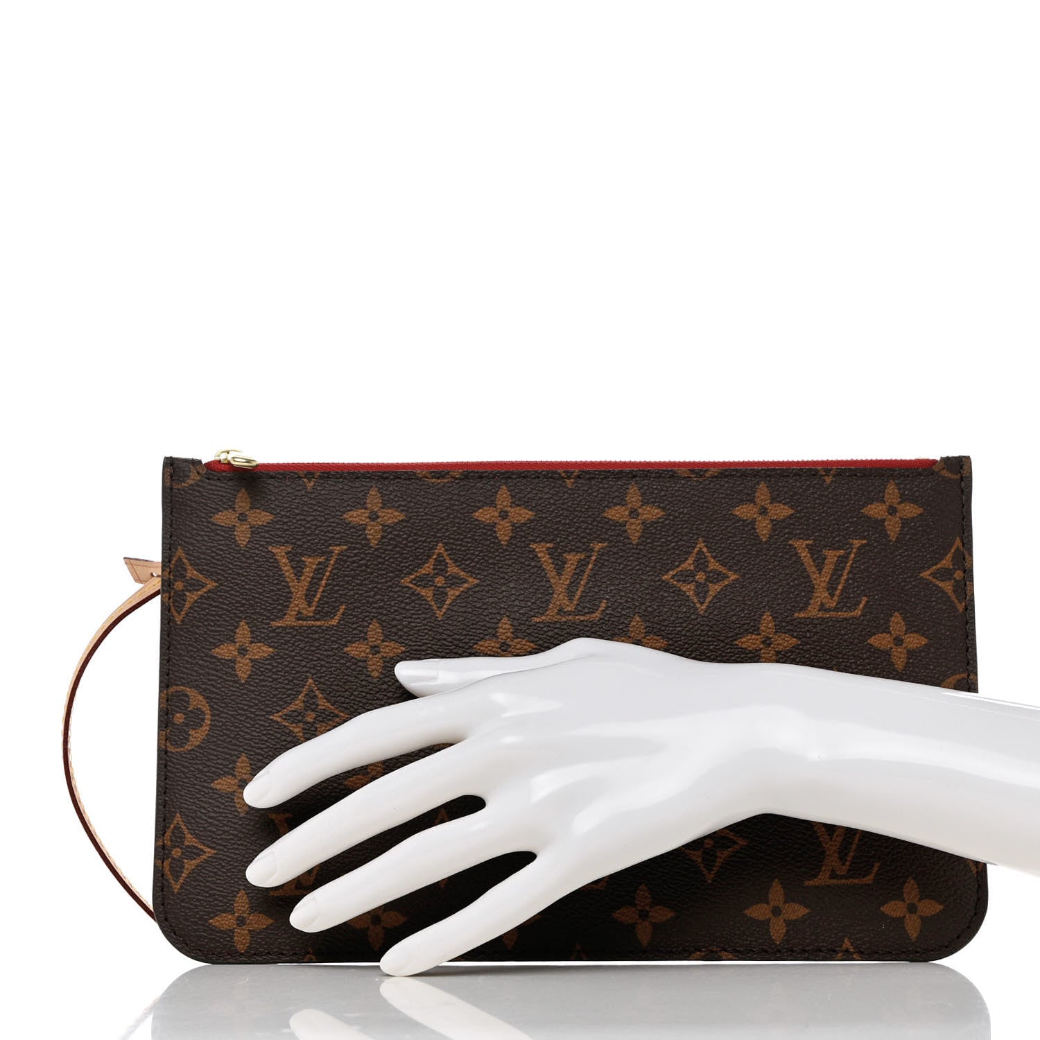 Louis Vuitton Monogram Neverfull MM GM Pochette Cherry 2 of 6