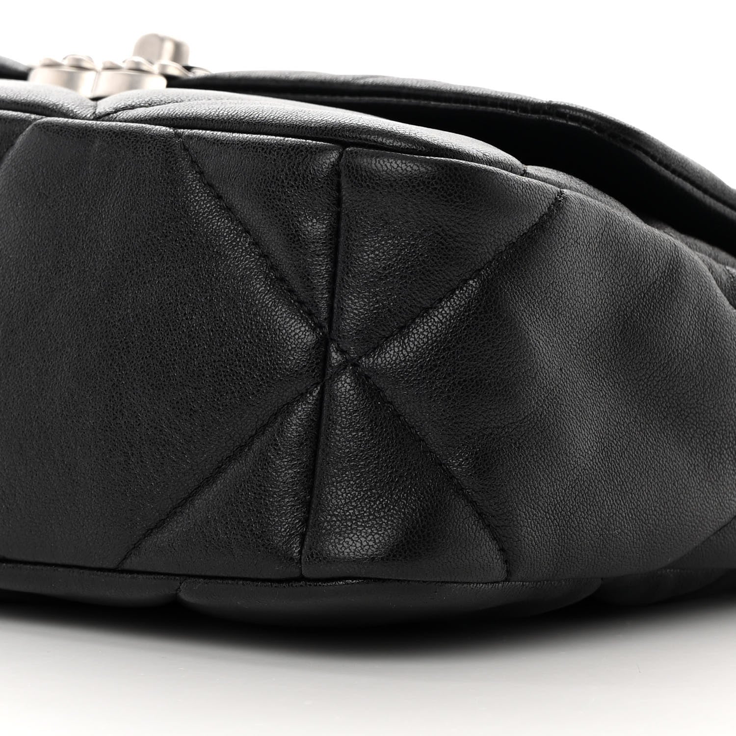 Chanel Lambskin Quilted Medium Chanel 19 Flap Black 10 of 12