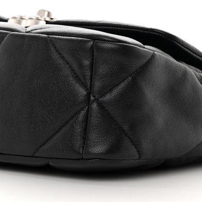 Chanel Lambskin Quilted Medium Chanel 19 Flap Black 10 of 12
