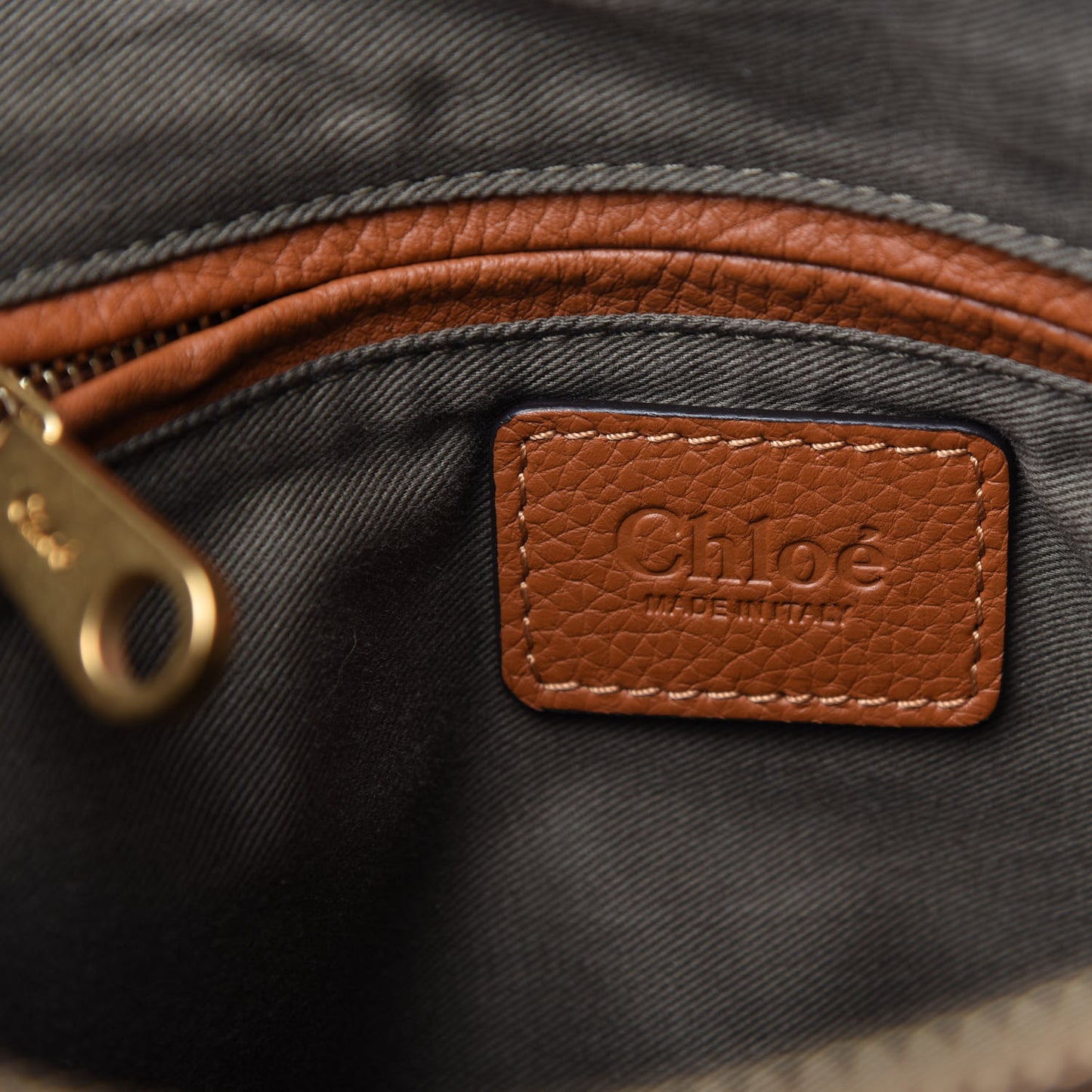 Calfskin Medium Marcie Satchel Tan