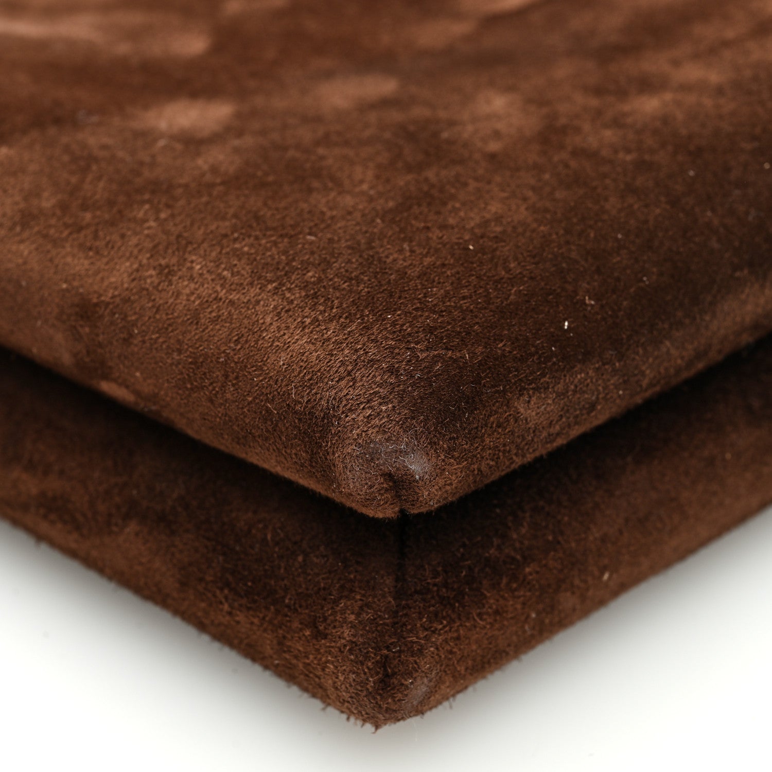 The Row Suede Calfskin Mini Nu Twin Bag Mocha 8 of 10