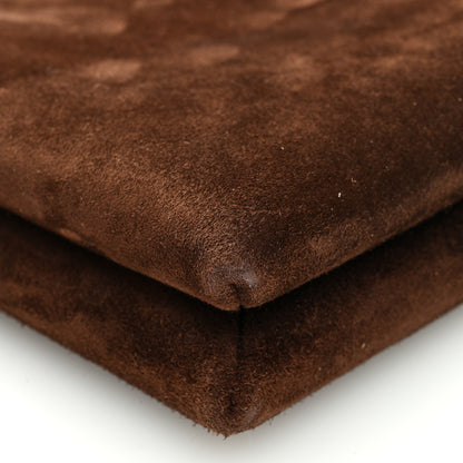 The Row Suede Calfskin Mini Nu Twin Bag Mocha 8 of 10